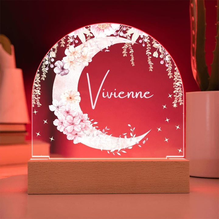Floral Moon Nightlight