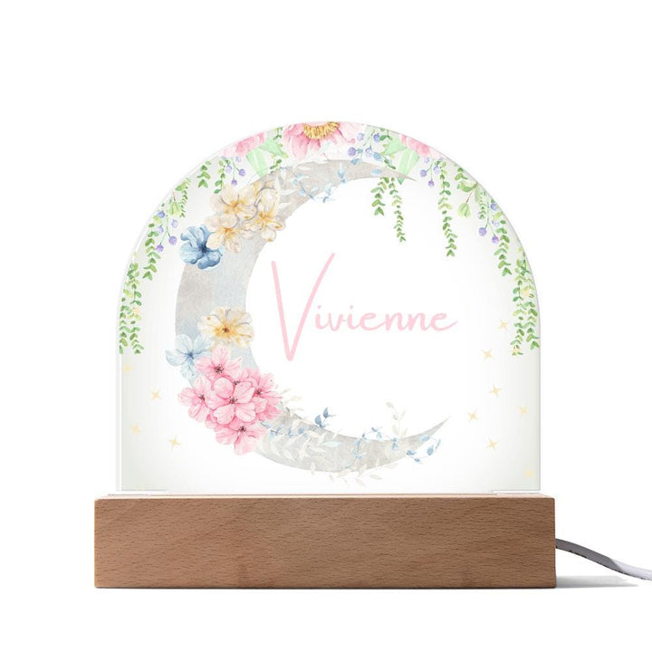 Floral Moon Nightlight
