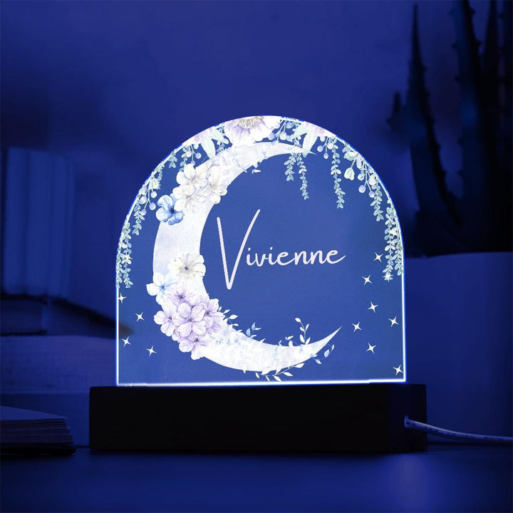 Floral Moon Nightlight