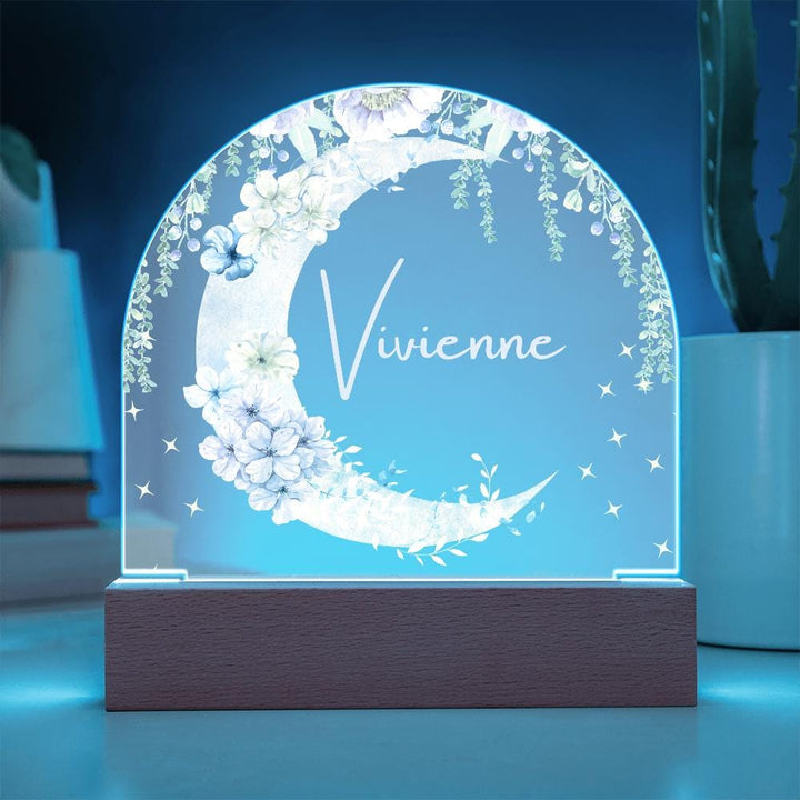 Floral Moon Nightlight