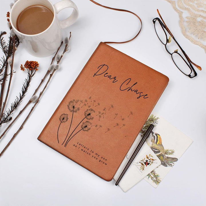 Letters To My Son Personalized Name Notebook, New Grandma Gift, Grandparent Personalized Journal, Grandma Memory Book, Grandpa book