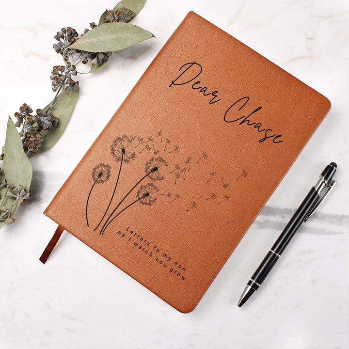 Letters To My Son Personalized Name Notebook, New Grandma Gift, Grandparent Personalized Journal, Grandma Memory Book