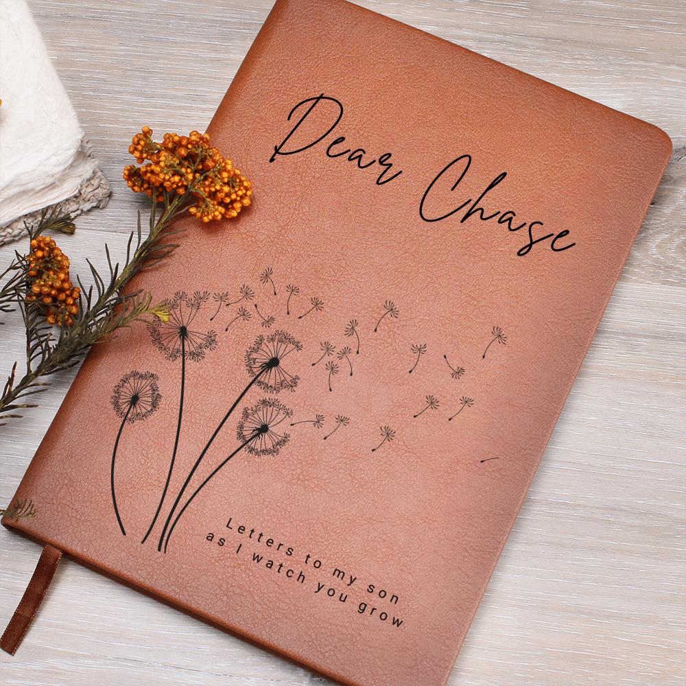 Letters To My Son Personalized Name Notebook, New Grandma Gift, Grandparent Personalized Journal, Grandma Memory Book, Grandpa book