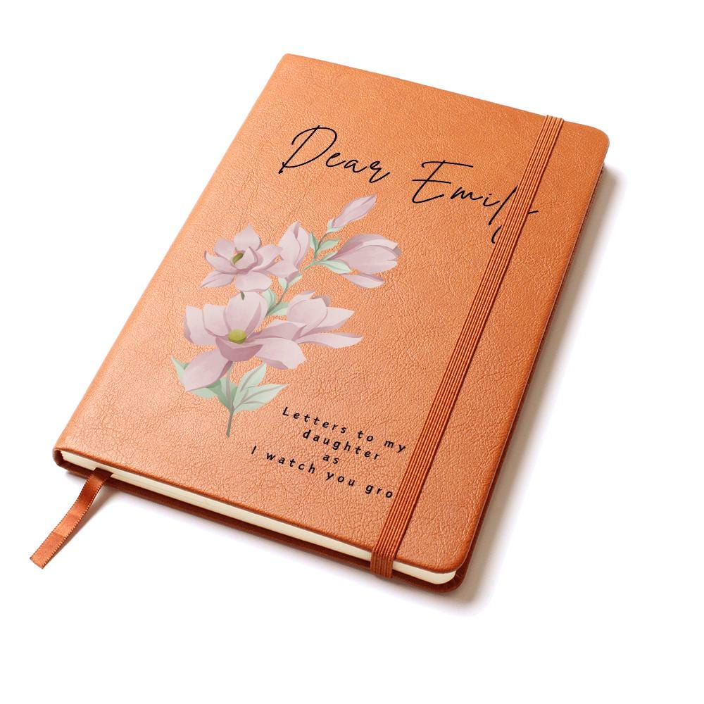 Letters to My Daughter, Personalized Journal, Dear Daughter Journal Birthday Letters, Custom Journal Notebook Gift for Daughter
