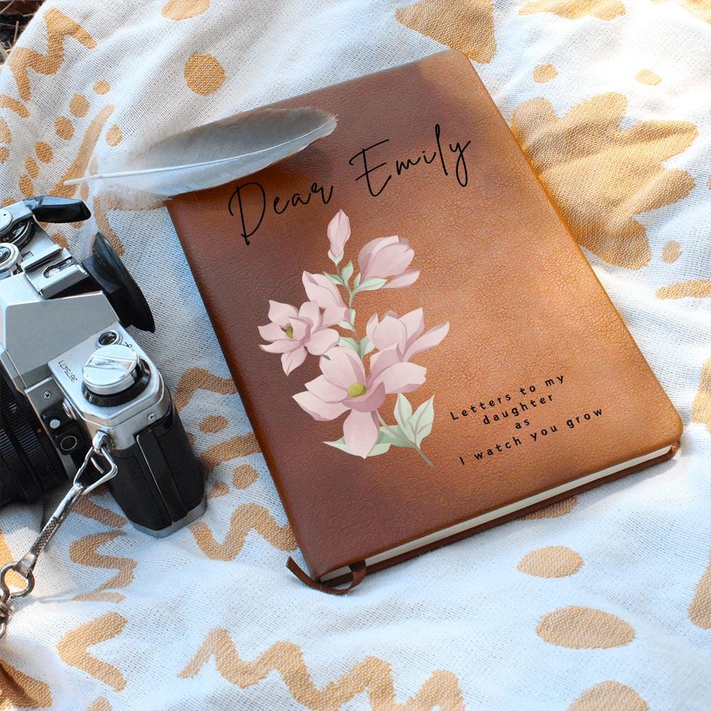 Letters to My Daughter, Personalized Journal, Dear Daughter Journal Birthday Letters, Custom Journal Notebook Gift for Daughter