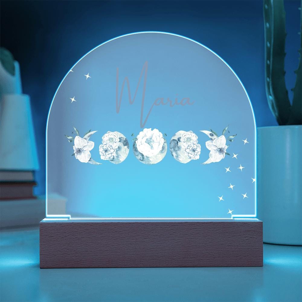 Floral Moon Nightlight