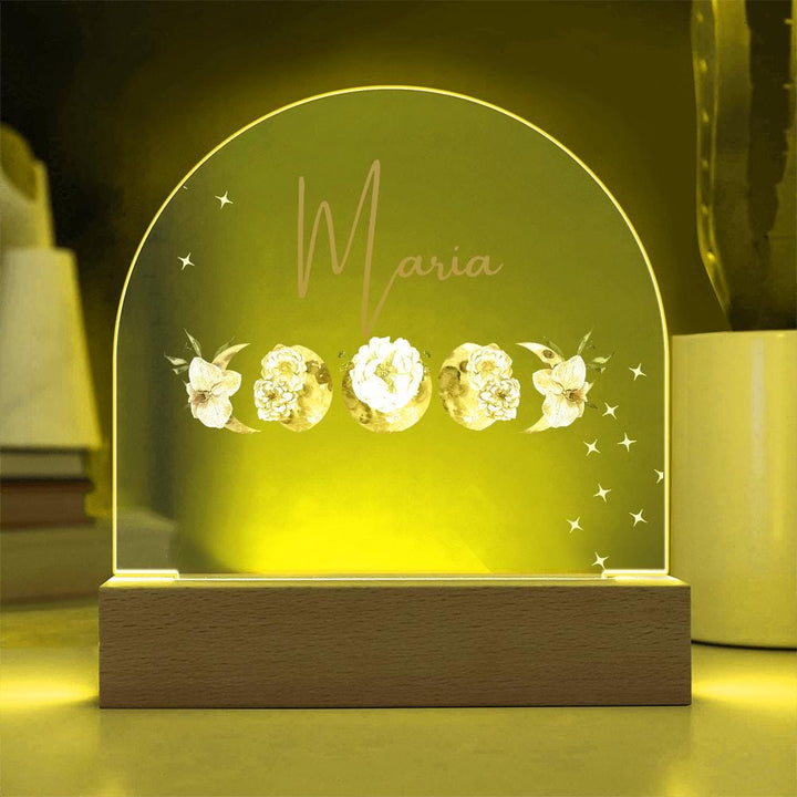 Floral Moon Nightlight