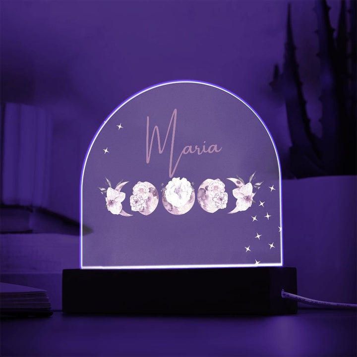 Floral Moon Nightlight