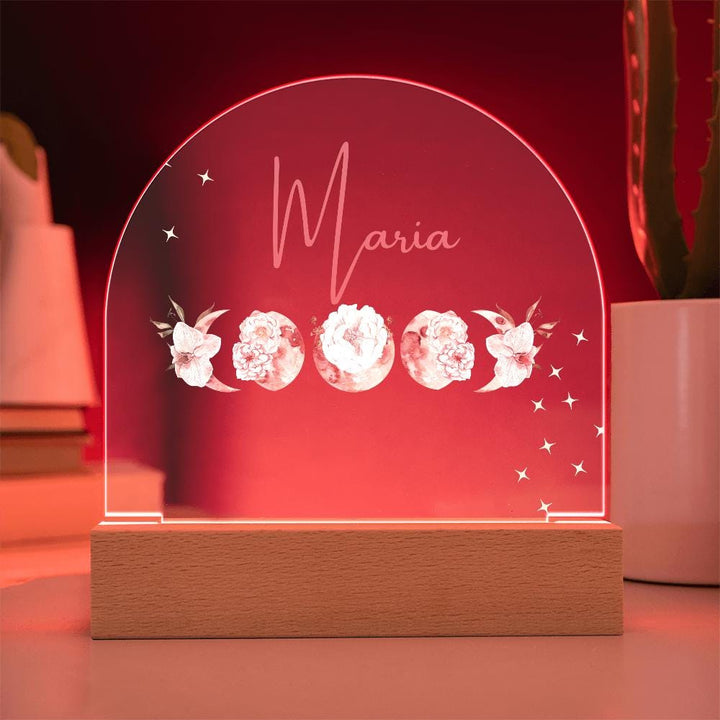 Floral Moon Nightlight