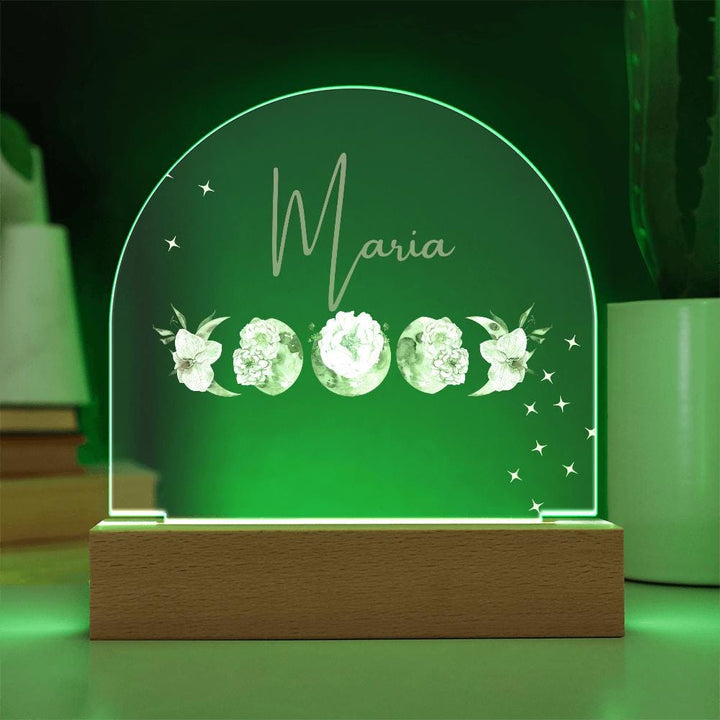 Floral Moon Nightlight