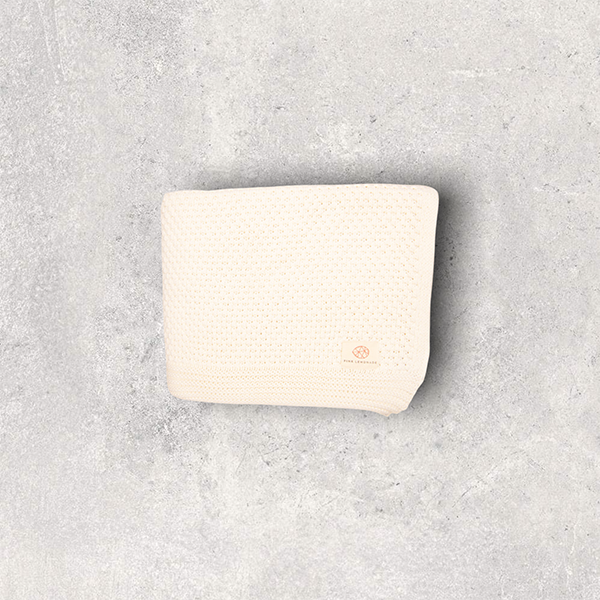 Honey Bee Organic Cotton Baby Blanket and Teddy Lovie Set