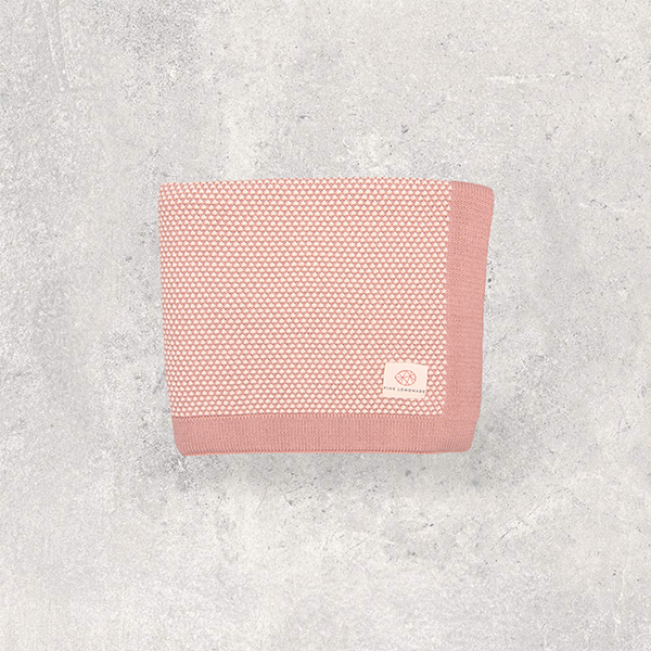 Elegant Organic Cotton Baby Blanket and Teddy Lovie Set