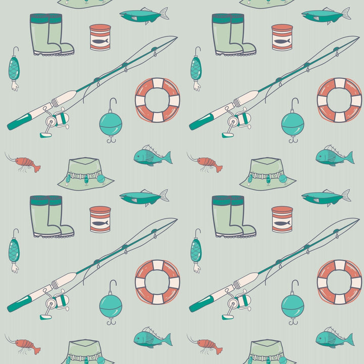 Fishing Poles Polo Romper