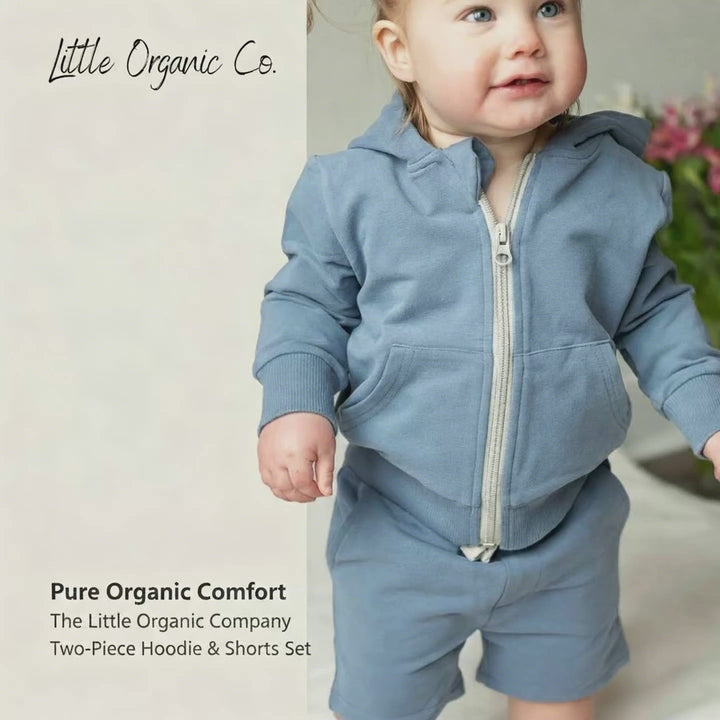 Organic 2 piece set Hoodie + shorts