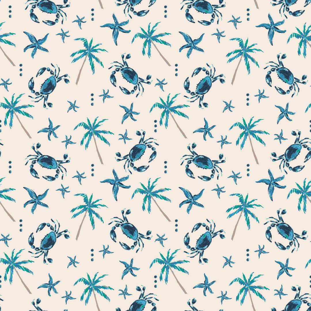 Blue Crabs Summer Pajama Set
