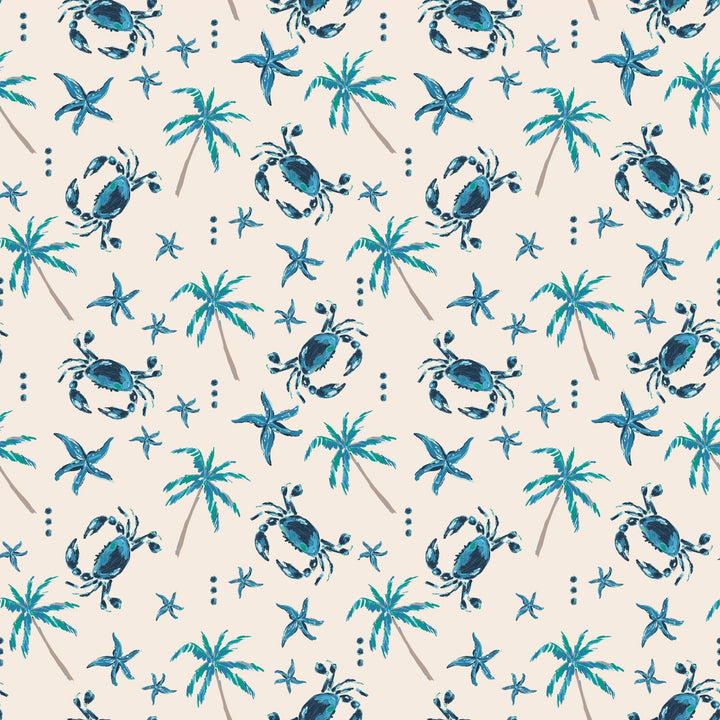 Blue Crabs Summer Pajama Set