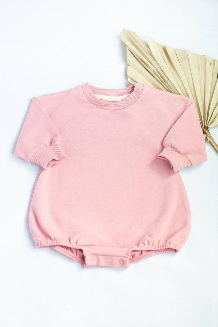 Oversized Sweatshirt  Bubble Romper for baby and toddlers