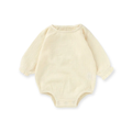 Organic Muslin Bubble Romper-Sage Checks Print main image 0