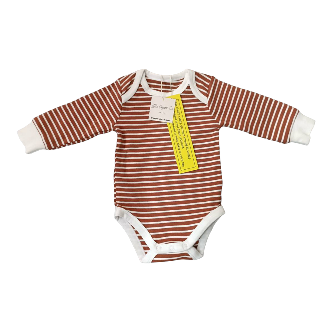 Striped bodysuit long sleeve